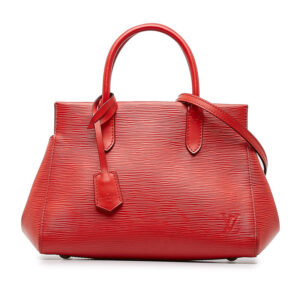 Louis Vuitton Marley BB in Epi Castilian Red Handbag 2WAY M94619 | AlmaBagz
