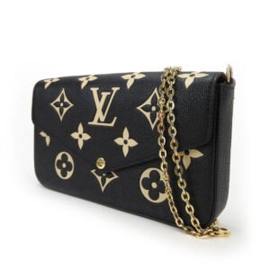 LOUIS VUITTON Shoulder Bag M82479 Monogram Ann Platt black Pochette Felice Women Used | AlmaBagz