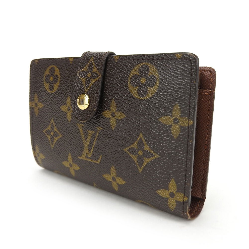 LOUIS VUITTON Bifold Wallet M61674 Monogram Brown Portefeuille Vienova Women Used | AlmaBagz