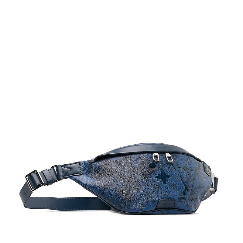 Louis Vuitton Monogram Aqua garden Discovery Bum Bag PM Body Bag M22576 Blue PVC Leather | AlmaBagz