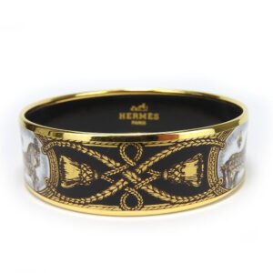 HERMES bracelet Metal, Cloisonne multicolor Emilel GM Women Used | AlmaBagz