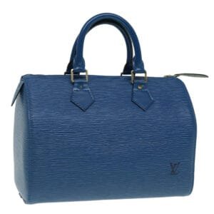 LOUIS VUITTON Epi Speedy 25 Hand Bag Toledo Blue M43015 LV Auth 82060A | AlmaBagz