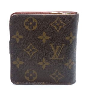 LOUIS VUITTON Bifold Wallet M61667 Monogram Brown Compact zip Women Used | AlmaBagz