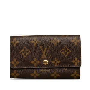 Louis Vuitton Monogram M61735 Coin Case PVC/Leather Brown | AlmaBagz
