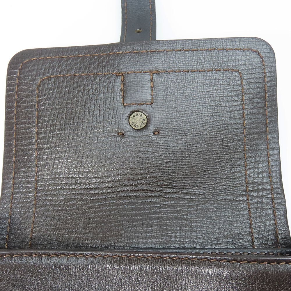 LOUIS VUITTON Shoulder Bag M92995 leather Brown Utah Yuma mens Used | AlmaBagz - Image 27