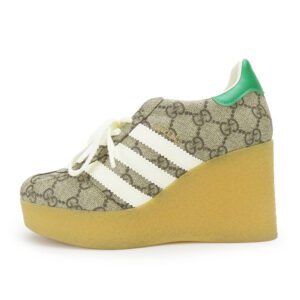 GUCCI sneakers 725655 GG Supreme Canvas beige Adidas Gajeel 34 | AlmaBagz
