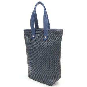 HERMES Tote Bag Leather, Polyester Navy Amedabadiago PM unisex(Unisex) Used | AlmaBagz