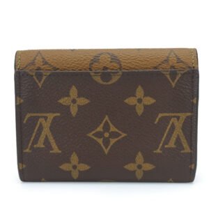 LOUIS VUITTON Bifold Wallet M82333 Monogram reverse Brown Portefeuille Rosalie Women Used | AlmaBagz