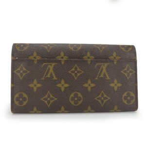 LOUIS VUITTON Long Wallet Purse M60531 Monogram Brown Portefeuille Sara Women Used | AlmaBagz