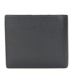 LOUIS VUITTON Bifold Wallet M62046 Taiga Blue Marine Portefeuille Amerigo NM mens Used | AlmaBagz