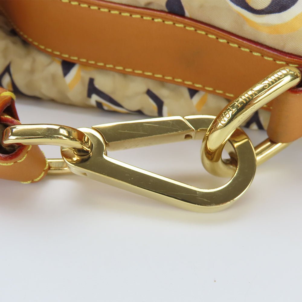 LOUIS VUITTON Shoulder Bag M40236 Nylon beige Cruise line Bull MM Women Used | AlmaBagz - Image 9