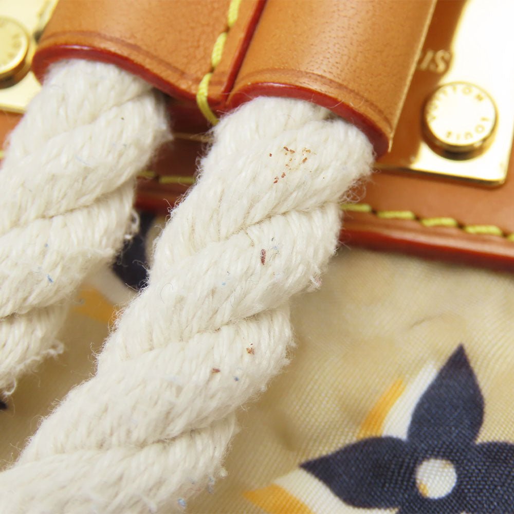 LOUIS VUITTON Shoulder Bag M40236 Nylon beige Cruise line Bull MM Women Used | AlmaBagz - Image 14