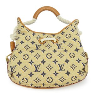 LOUIS VUITTON Shoulder Bag M40236 Nylon beige Cruise line Bull MM Women Used | AlmaBagz