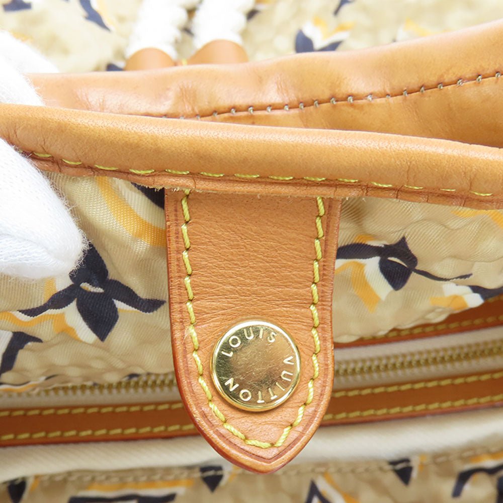 LOUIS VUITTON Shoulder Bag M40236 Nylon beige Cruise line Bull MM Women Used | AlmaBagz - Image 24