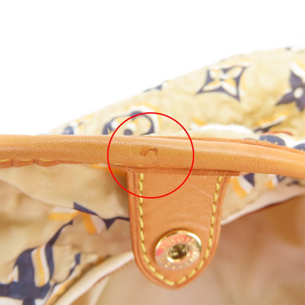 LOUIS VUITTON Shoulder Bag M40236 Nylon beige Cruise line Bull MM Women Used | AlmaBagz - Image 33