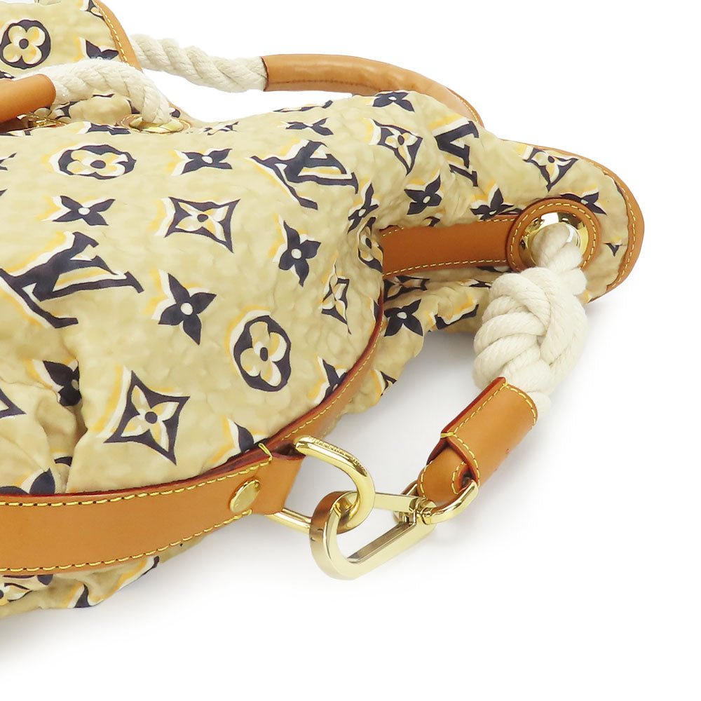 LOUIS VUITTON Shoulder Bag M40236 Nylon beige Cruise line Bull MM Women Used | AlmaBagz - Image 4
