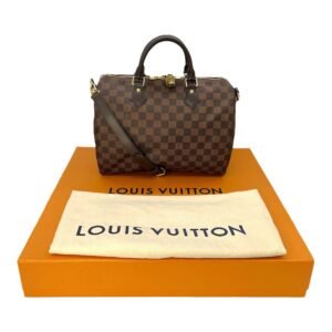 Louis Vuitton Damier Ebene Speedy Bandouliere 30 | AlmaBagz
