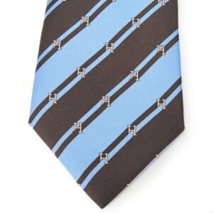 HERMES tie silk blue | AlmaBagz