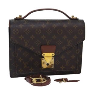 LOUIS VUITTON Monogram Monceau 28 Hand Bag 2way M51185 LV Auth 83970 | AlmaBagz