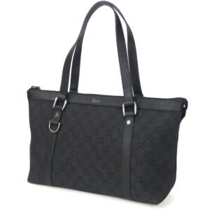 GUCCI Tote Bag 268640 GG canvas black Women Used | AlmaBagz