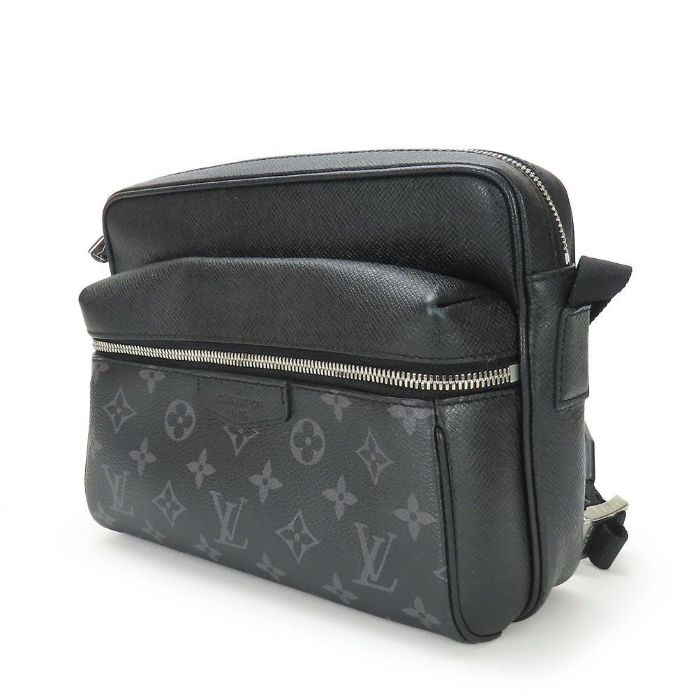 LOUIS VUITTON Shoulder Bag M30233 Monogram Eclipse , Taiga Noir Outdoor Messenger PM mens Used | AlmaBagz