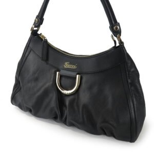 GUCCI Handbag 190525 leather black Women Used | AlmaBagz