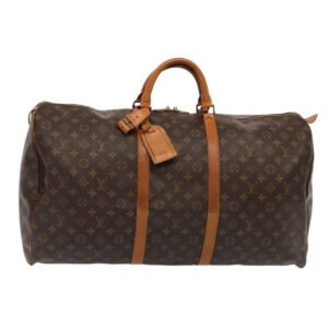 LOUIS VUITTON Monogram Keepall 60 Boston Bag M41422 LV Auth 84255 | AlmaBagz