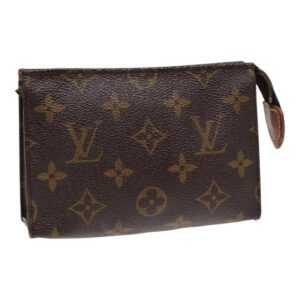 LOUIS VUITTON Monogram Poche Toilette 15 Pouch M47546 LV Auth 84464 | AlmaBagz