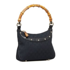 Gucci GG Canvas Bamboo Anita HandBag | AlmaBagz
