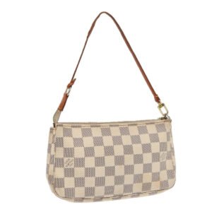 LOUIS VUITTON Damier Azur Pochette Accessoires Pouch N51986 LV Auth 84612 | AlmaBagz