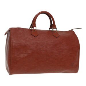 LOUIS VUITTON Epi Speedy 35 Hand Bag Brown Kenya M42993 LV Auth 84828 | AlmaBagz