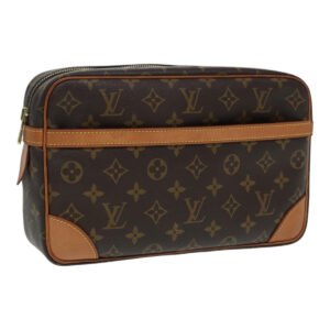 LOUIS VUITTON Monogram Compiegne 28 Clutch Bag M51845 LV Auth 84975 | AlmaBagz