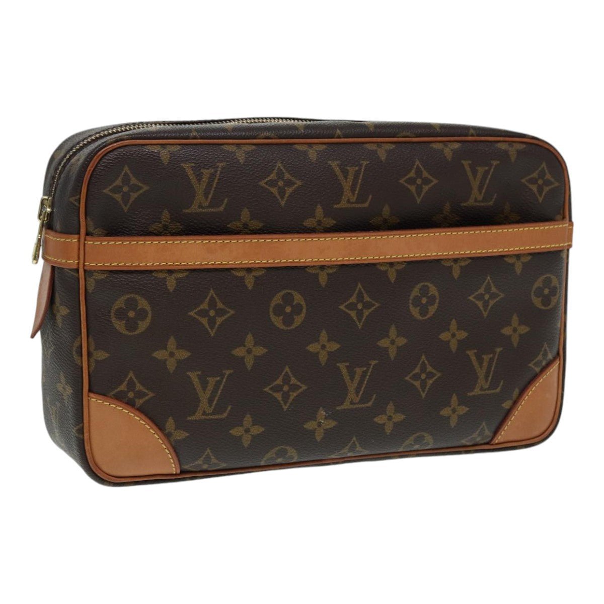 LOUIS VUITTON Monogram Compiegne 28 Clutch Bag M51845 LV Auth 84975 | AlmaBagz