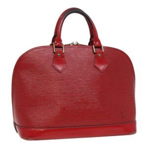LOUIS VUITTON Epi Alma Hand Bag Castilian Red M52147 LV Auth 84981 | AlmaBagz