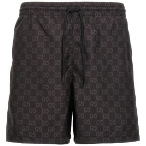 Gucci Men 'Gg' Swim Shorts | AlmaBagz