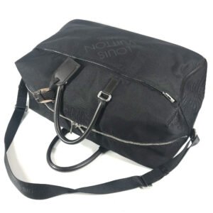 LOUIS VUITTON Boston Duffel bag M93601 Damier Jean Canvas black Damier Jean Albatross | AlmaBagz