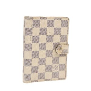 LOUIS VUITTON Damier Azur Agenda PM Day Planner Cover R20706 LV Auth 85177 | AlmaBagz