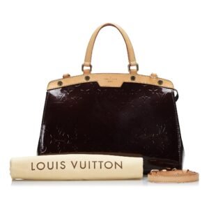 Louis Vuitton Brea MM Purple Monogram Vernis | AlmaBagz