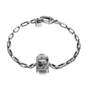 Gucci Bracelet with GG Cube in Silver | AlmaBagz