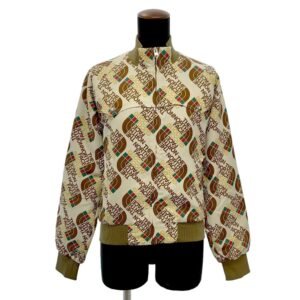 GUCCI GUCCI x The North Face Collaboration Total Pattern Blouson Size S White 648866 Nylon100% | AlmaBagz