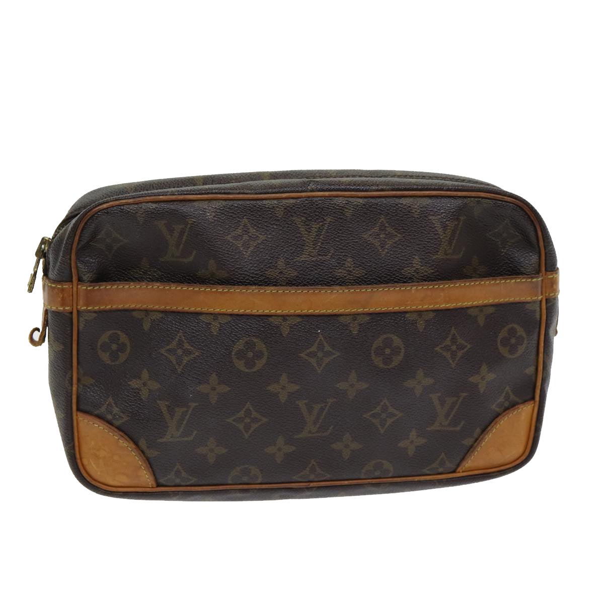 LOUIS VUITTON Monogram Compiegne 28 Clutch Bag M51845 LV Auth 86214 | AlmaBagz