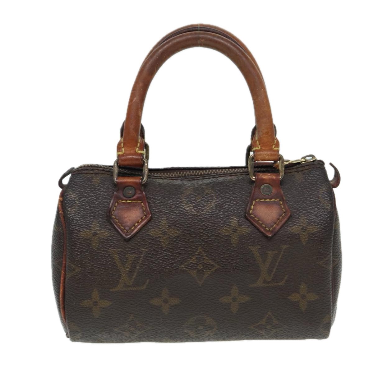 LOUIS VUITTON Monogram Mini Speedy Hand Bag M41534 LV Auth 86378 | AlmaBagz