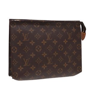 LOUIS VUITTON Monogram Poche Toilette 26 Pouch M47542 LV Auth 86485 | AlmaBagz