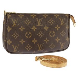 Louis Vuitton Pochette Accessoire  Canvas Clutch Bag | AlmaBagz