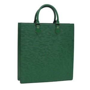 LOUIS VUITTON Epi Sac Plat Hand Bag Green M59084 LV Auth 86577 | AlmaBagz