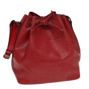 LOUIS VUITTON Epi Petit Noe Shoulder Bag Red M44107 LV Auth 86578 | AlmaBagz
