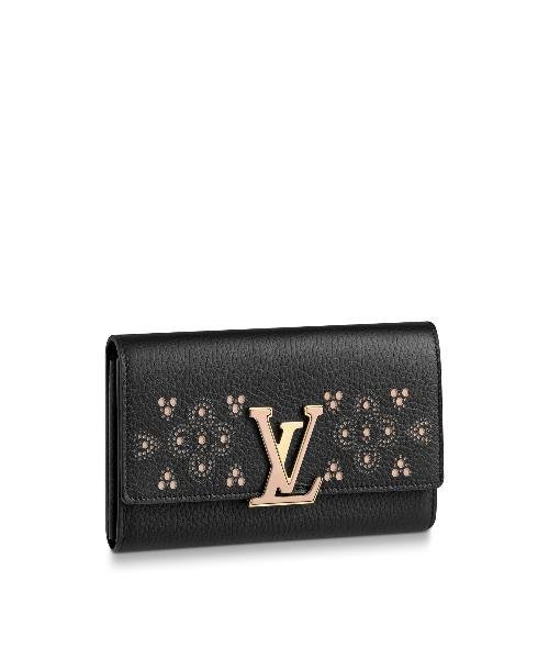 Louis Vuitton Compact Wallet Taurillion Leather Noir | AlmaBagz