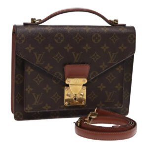LOUIS VUITTON Monogram Monceau 26 Shoulder Bag M51187 LV Auth 86623 | AlmaBagz