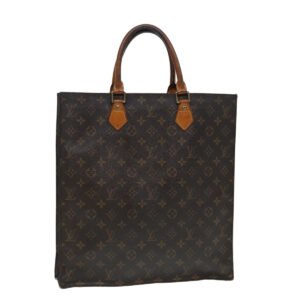 LOUIS VUITTON Monogram Sac Plat Hand Bag M51140 LV Auth 86759 | AlmaBagz