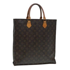LOUIS VUITTON Monogram Sac Plat Hand Bag M51140 LV Auth 86765 | AlmaBagz